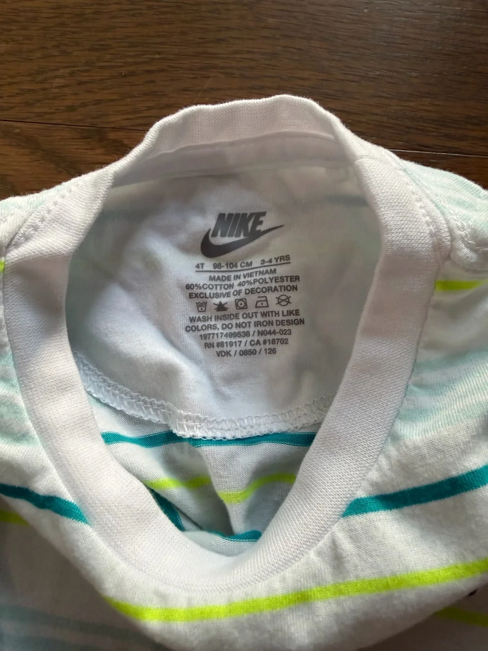 Used Nike Toddler Set size 4T